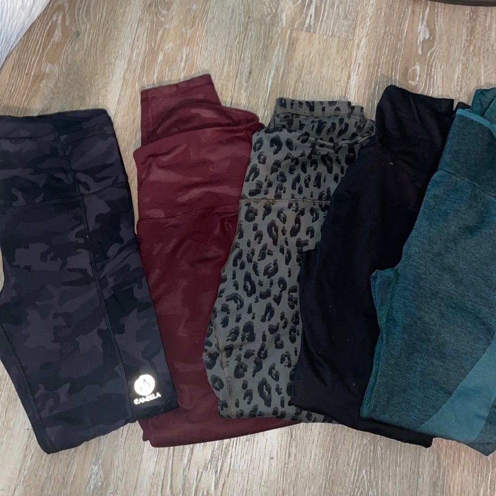 Workout gym pant leggings bundle